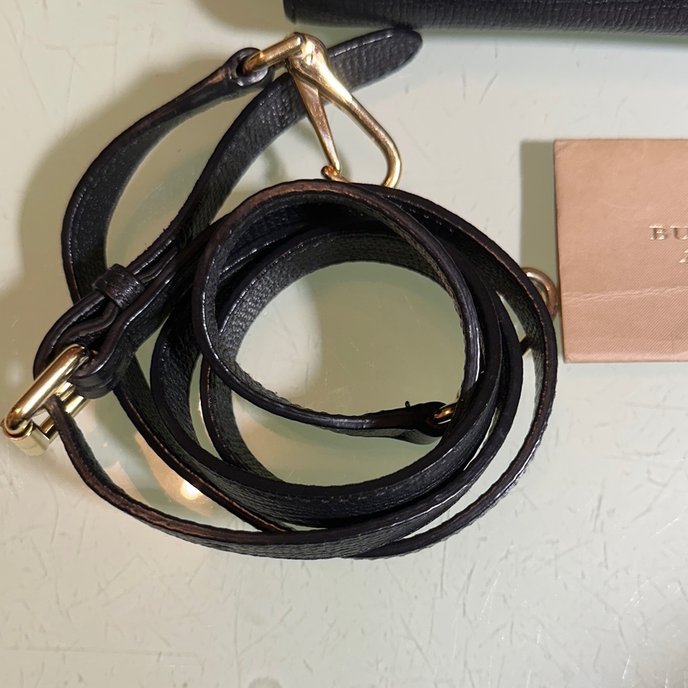 Burberry Textured Black Crossbody Clutch - Picture 4 of 9